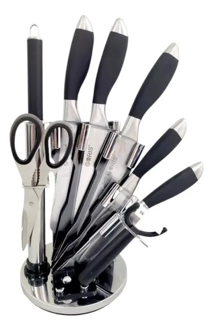 Set De Cuchillos Con Soporte