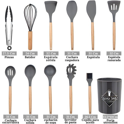 Set De Utensilios De Cocina 12 Piezas