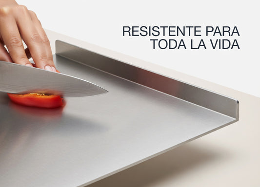 Tabla de cortar en acero inoxidable 30*40
